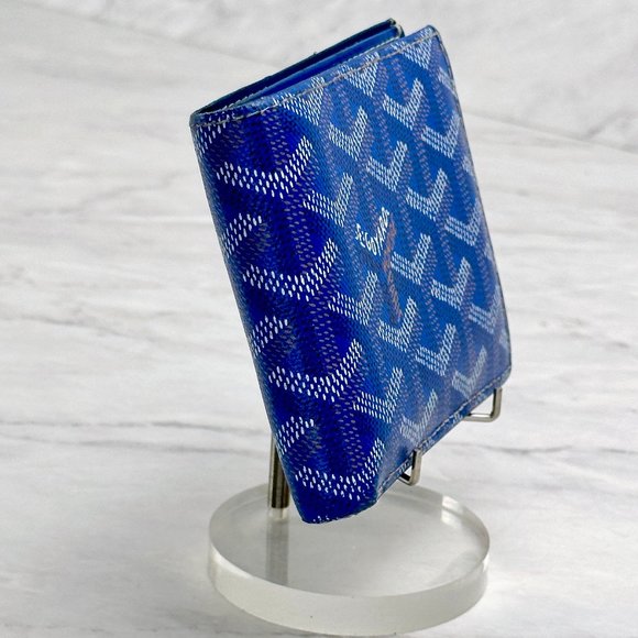 ❌❌❌ SOLD! ❌❌❌ GOYARD SKY BLUE VICTOIRE BI-FOLD WALLET - Picture 3 of 16